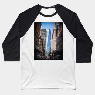 Fulton Street, Manhattan, New York City Baseball T-Shirt